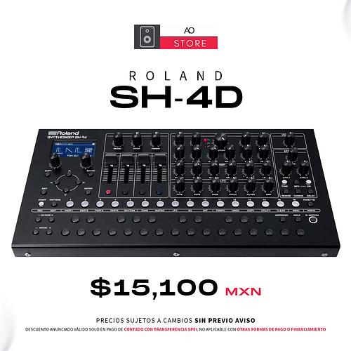 Roland Sh 4D Desktop Sintetizador