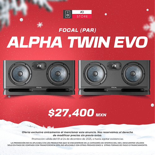 Focal Alpha Twin Evo Monitores de Estudio (2 Piezas)