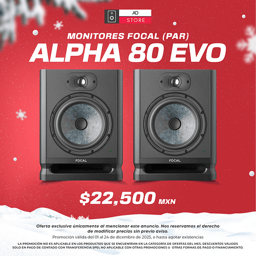 Focal Alpha 80 Evo Monitores de Estudio (2 Piezas)