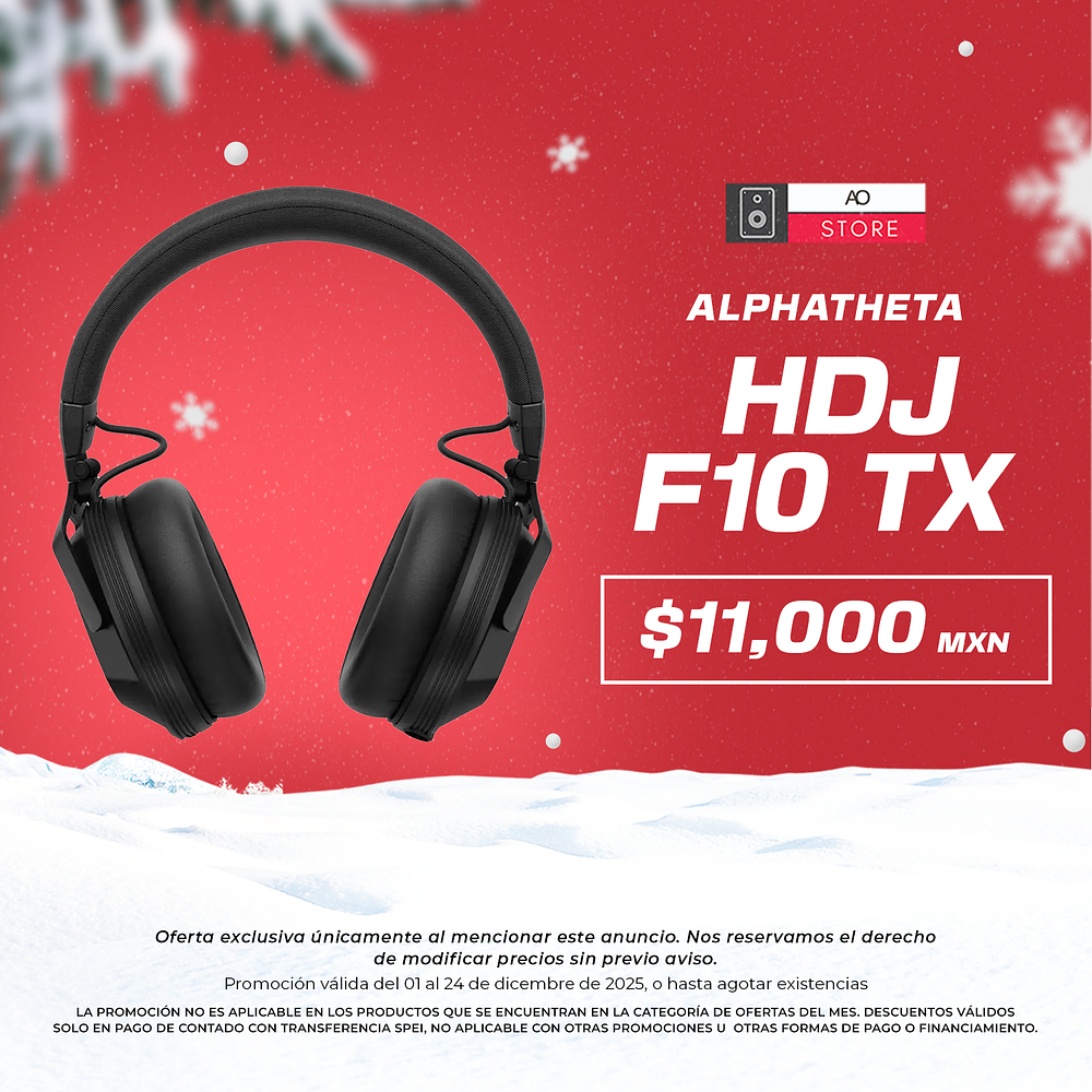 AlphaTheta HDJ F10 TX Audífonos Profesionales  1