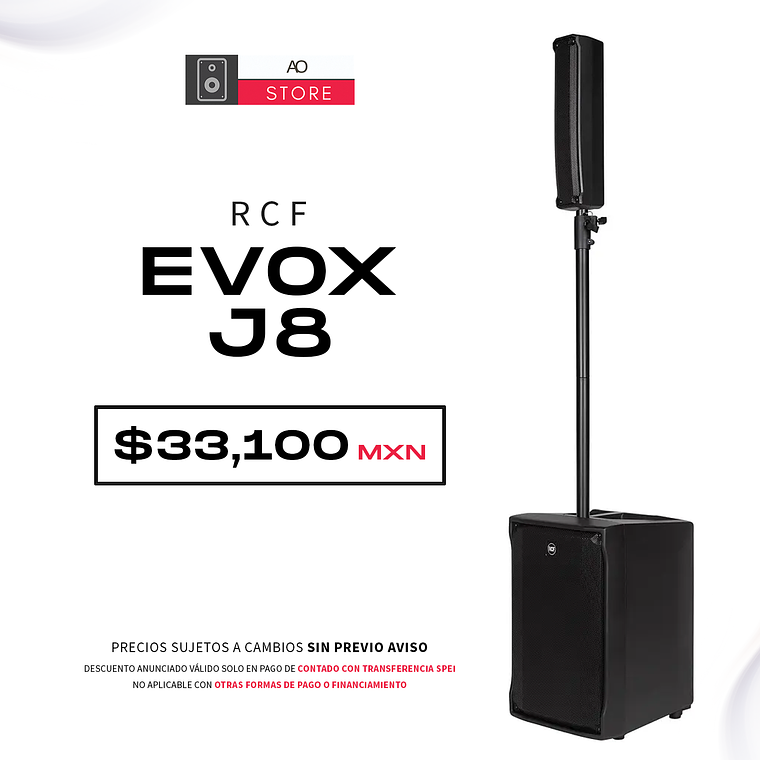 RCF Evox J8 Sistema de Audio en Torre 1