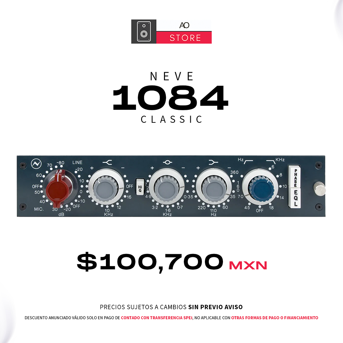Neve 1084 Classic Preamplificador y Ecualizador 1