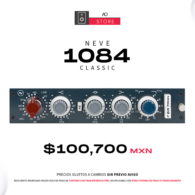 Neve 1084 Classic Preamplificador y Ecualizador 1