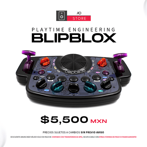 Playtime Engineering Blipblox After Dark Sintetizador