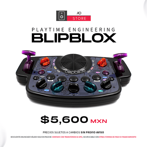 Playtime Engineering Blipblox After Dark Sintetizador