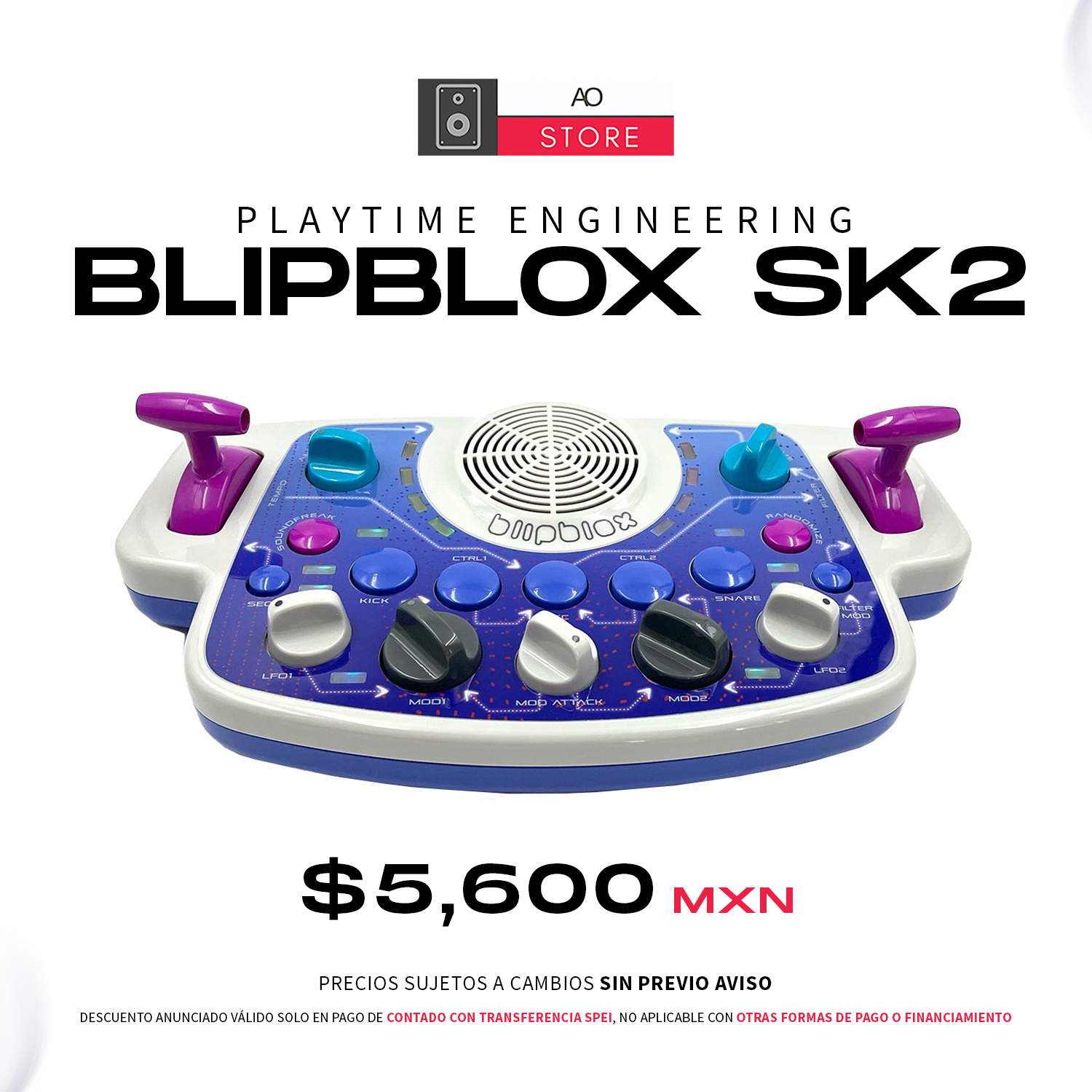 Playtime Engineering Blipblox SK2 Sintetizador