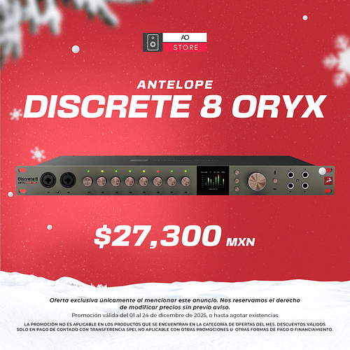 Antelope Discrete 8 Oryx Interfaz de Audio