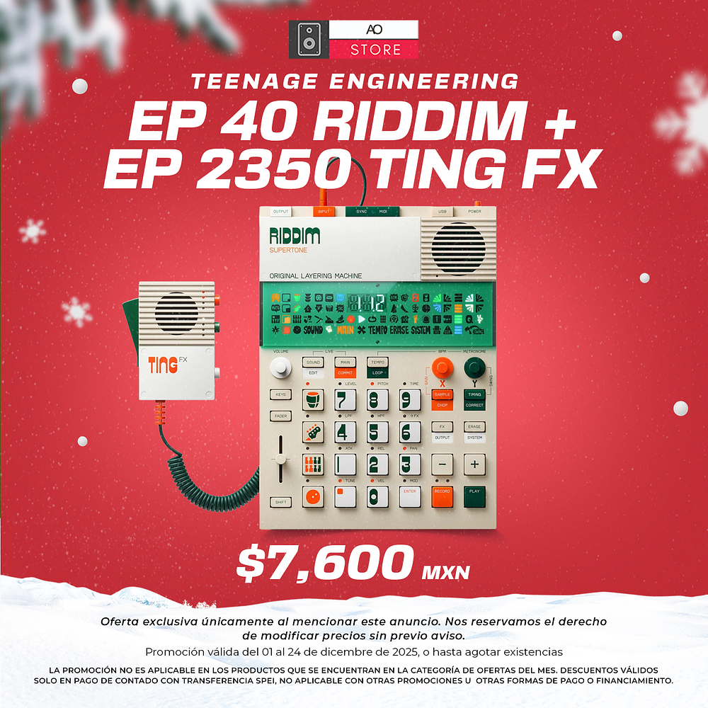 Teenage Engineering EP 40 Riddim + EP 2350 Ting FX Sampler, Secuenciador 1