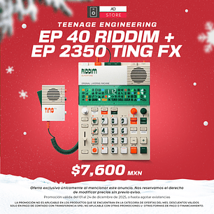 Teenage Engineering EP 40 Riddim + EP 2350 Ting FX Sampler, Secuenciador