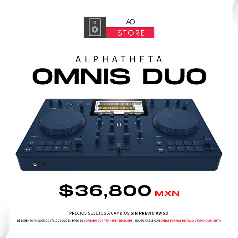 AlphaTheta Omnis Duo Reproductor Multimedia para DJ 1