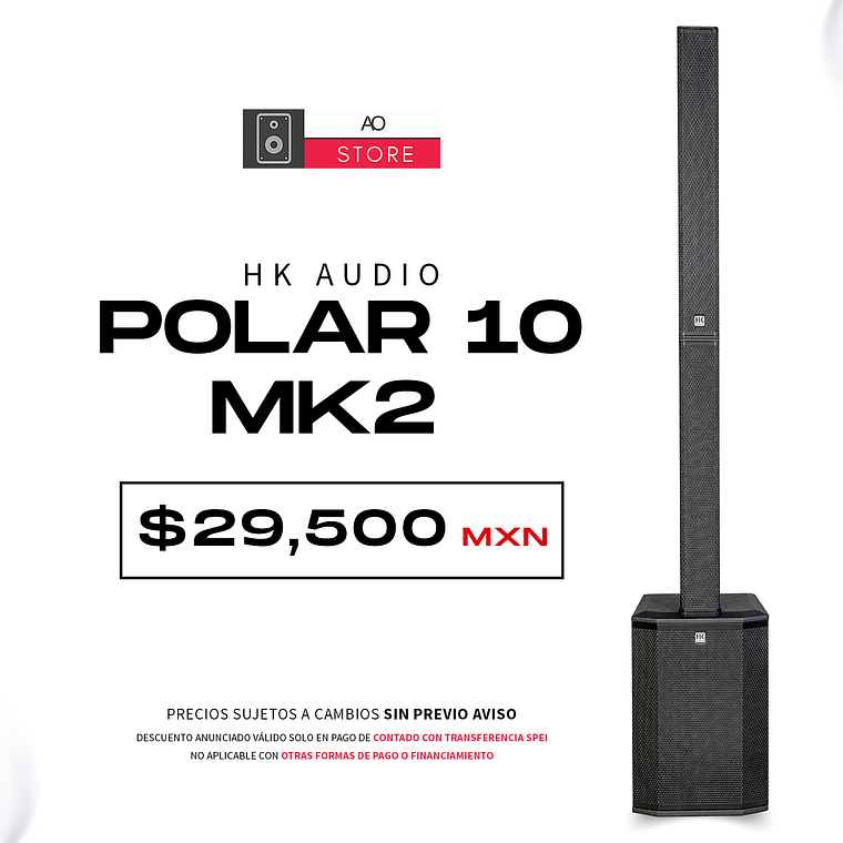 HK Audio Polar 10 Mk2 Sistema de Audio en Torre 1