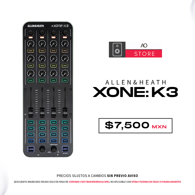 Allen & Heath Xone:K3 Controlador Midi Usb 1