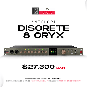 Antelope Discrete 8 Oryx Interfaz de Audio