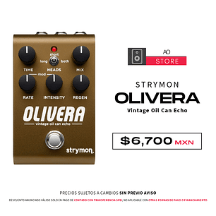 Strymon Olivera Vintage Style Oil Can Echo Pedal de Delay