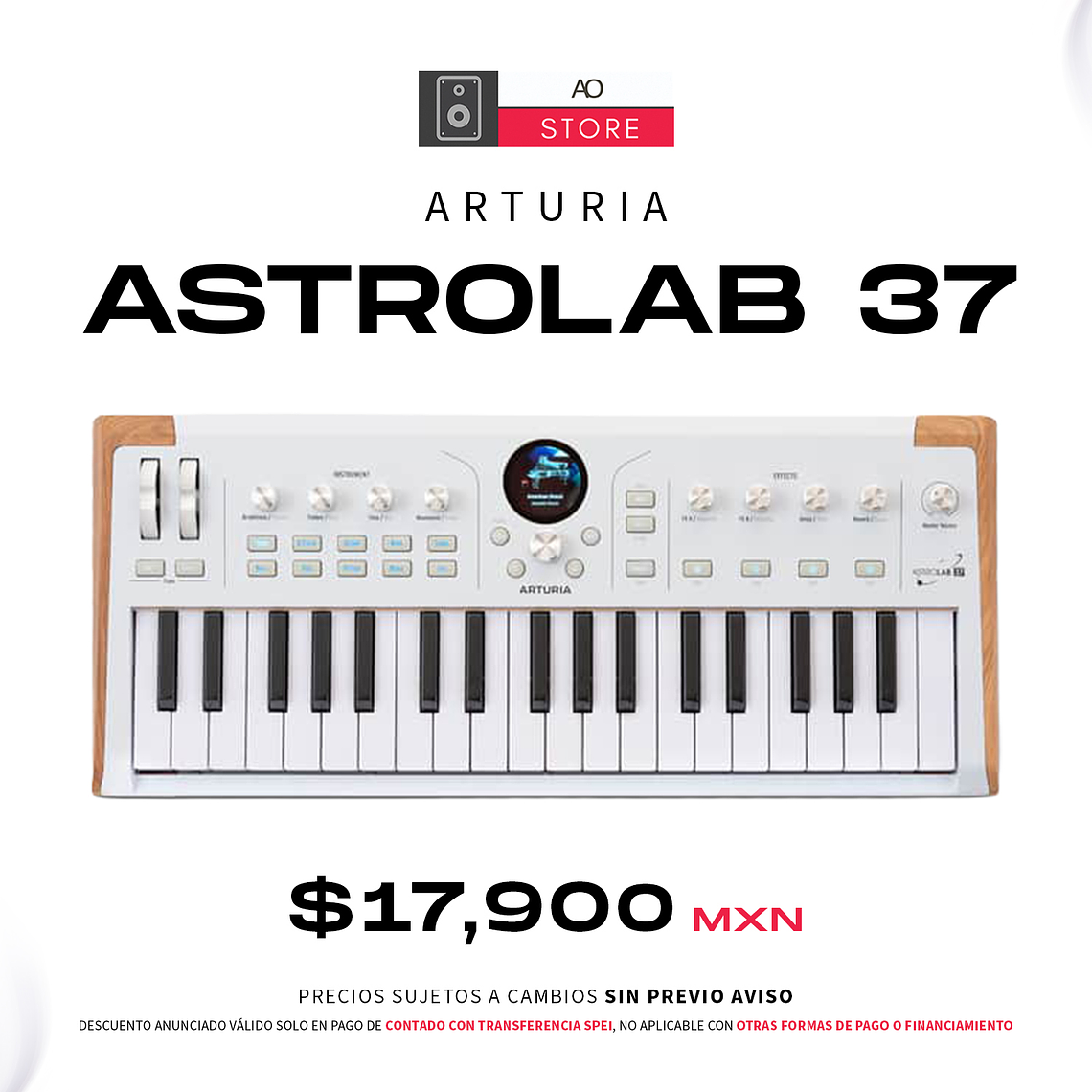 Arturia AstroLab 37 Sintetizador de 37 Teclas 1