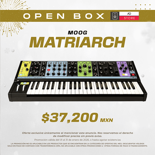 Moog Matriarch Sintetizador Analógico Semi Modular Open Box