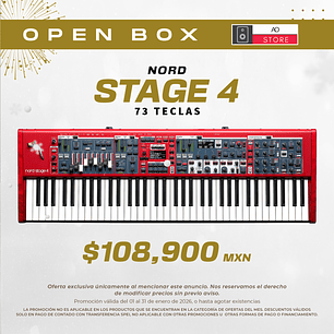 Nord Stage 4 Compact 73 Sintetizador Analógico de 73 Teclas (Open Box)