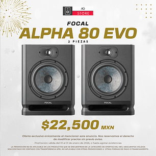 Focal Alpha 80 Evo Monitores de Estudio (2 Piezas)