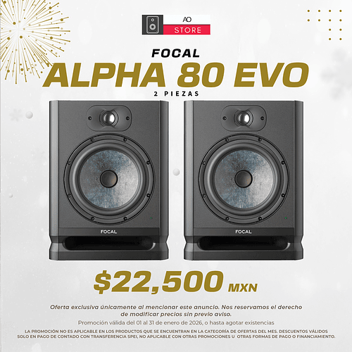 Focal Alpha 80 Evo Monitores de Estudio (2 Piezas)