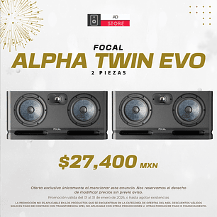Focal Alpha Twin Evo Monitores de Estudio (2 Piezas)
