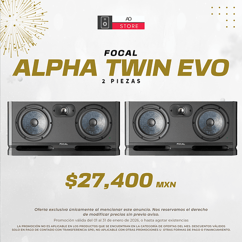 Focal Alpha Twin Evo Monitores de Estudio (2 Piezas)