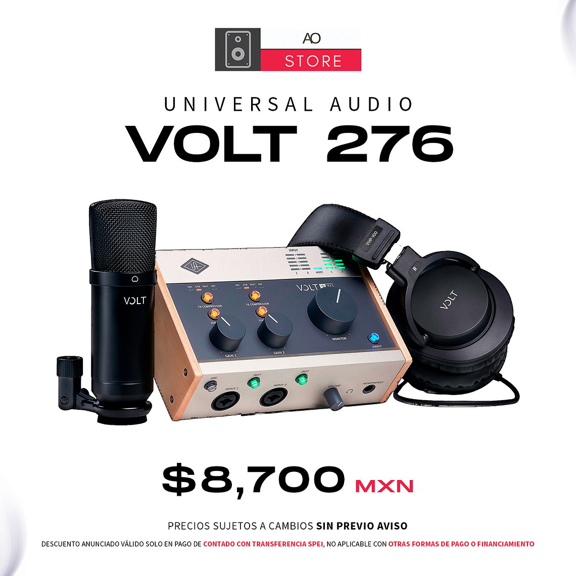 Universal Audio Volt 276 Studio Pack 1