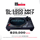 Technics SL 1200 MK7 / SL 1210 MK7 Black Tornamesa para DJ - Miniatura 1