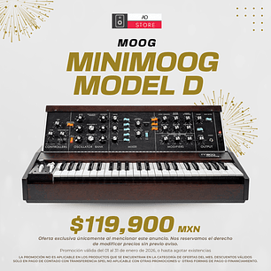 Moog Minimoog Model D Sintetizador Análogico