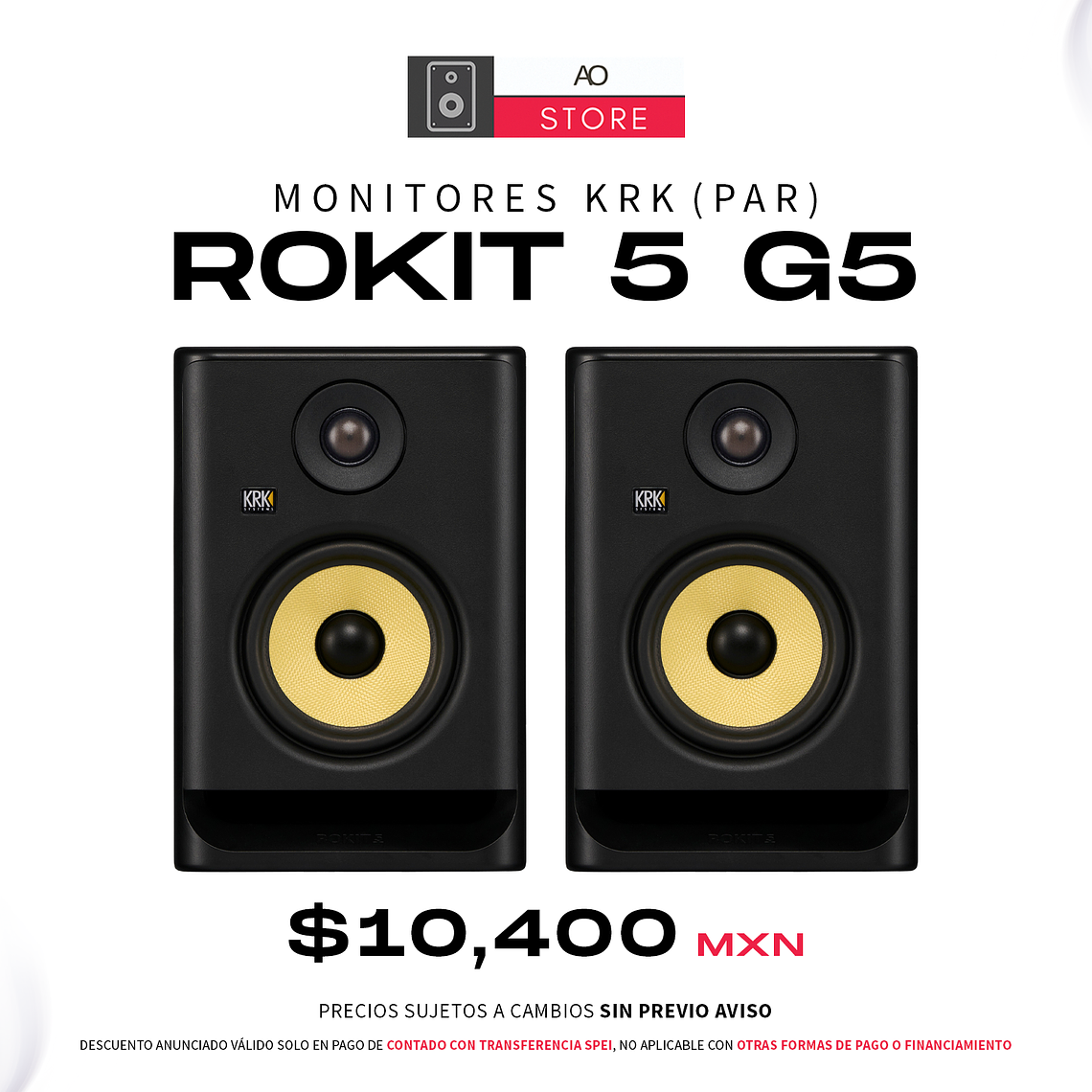 KRK Rokit RP5 G5 Monitores de Estudio (2 Piezas) 1