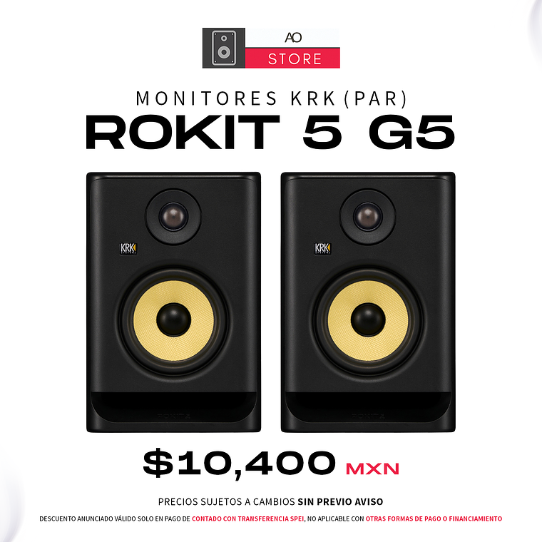 KRK Rokit RP5 G5 Monitores de Estudio (2 Piezas) 1