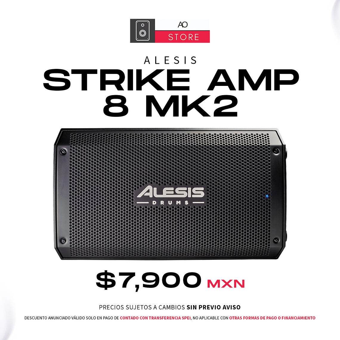 Alesis Strike Amp 8 Mk2 Amplificador con Bluetooth 1