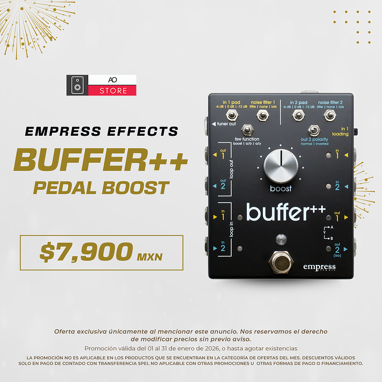 Empress Effects Buffer++ Pedal Boost 1