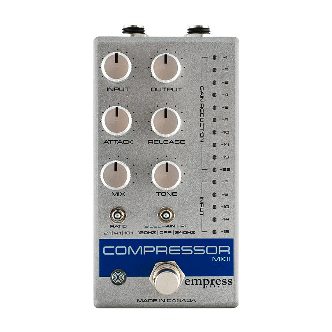 Empress Effects Compressor MKII Silver Pedal Compresor  2
