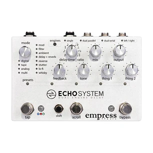 Empress Effects Echosystem Pedal Delay y Reverb 