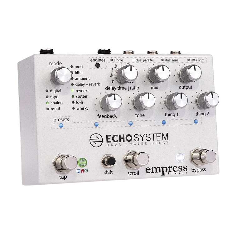 Empress Effects Echosystem Pedal Delay y Reverb  4