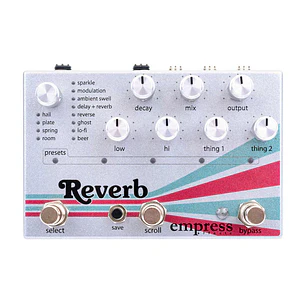 Empress Effects Reverb Pedal Reverb