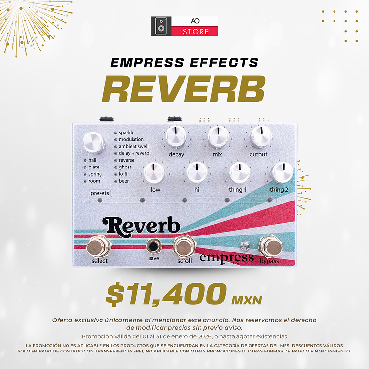 Empress Effects Reverb Pedal Reverb 1
