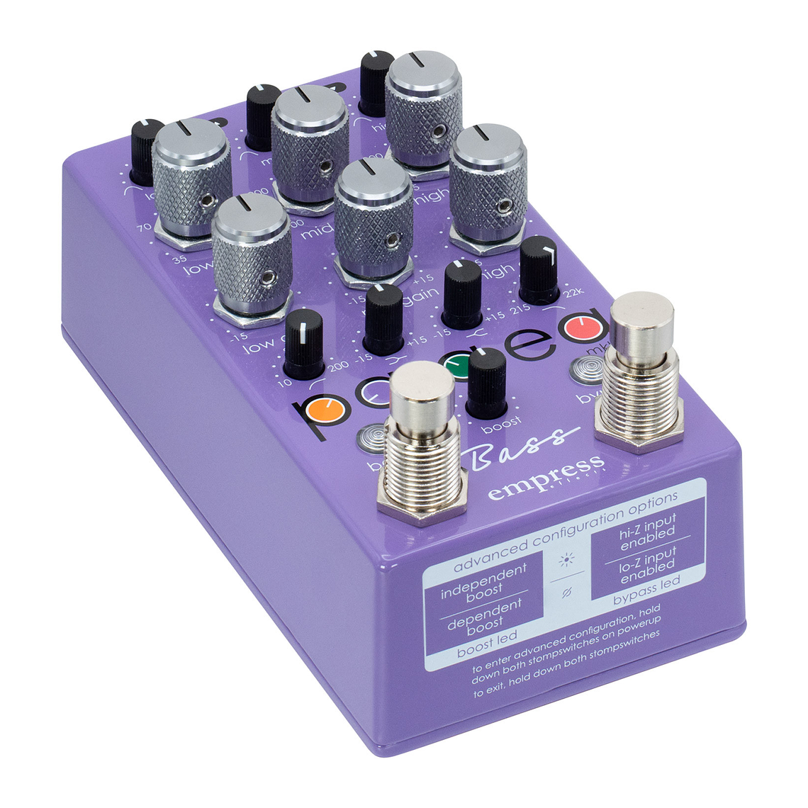 Empress Effects ParaEQ Bass Pedal Ecualizador Parametrico 4