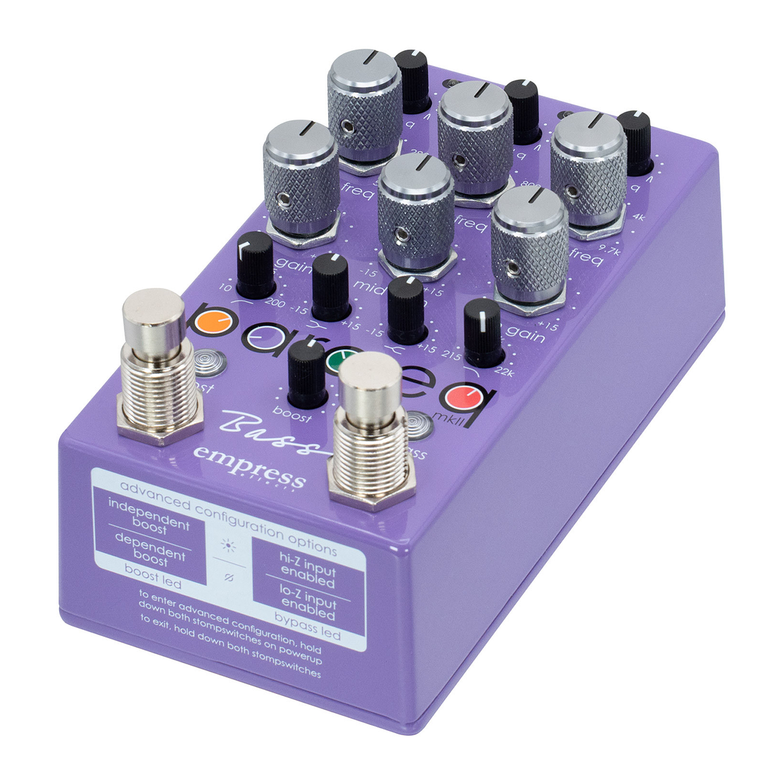Empress Effects ParaEQ Bass Pedal Ecualizador Parametrico 7