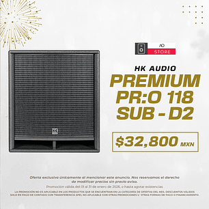 HK Audio Premium Pr:o 118 Sub D2 Subwoofer Activo