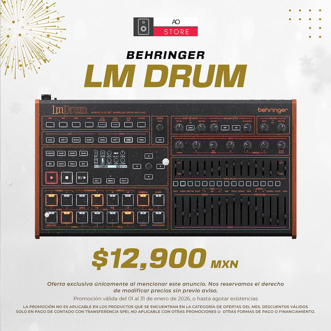 Behringer Lm Drum Caja de Ritmos 1