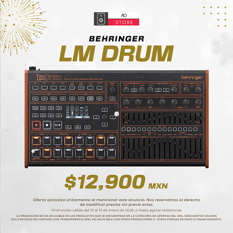 Behringer Lm Drum Caja de Ritmos 1