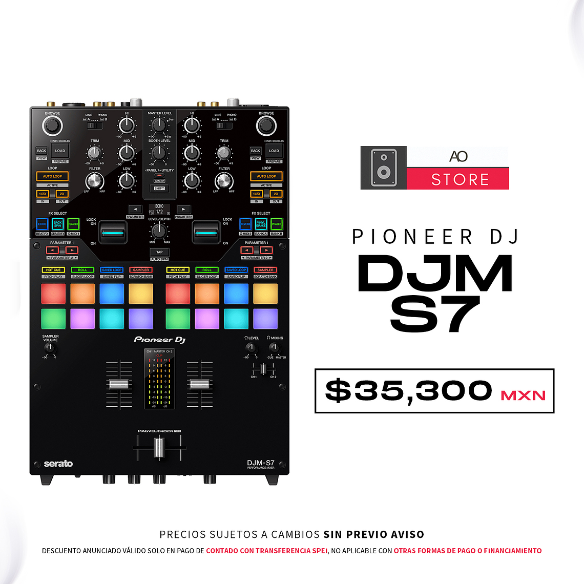 Pioneer DJ DJM S7 Mezcladora para DJ 1