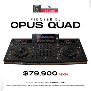 Pioneer DJ Opus Quad Reproductor Multimedia para DJ de 4 Canales