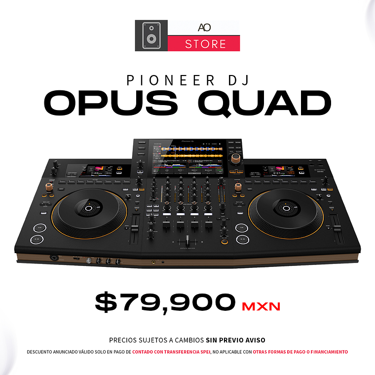 Pioneer DJ Opus Quad Reproductor Multimedia para DJ de 4 Canales 1