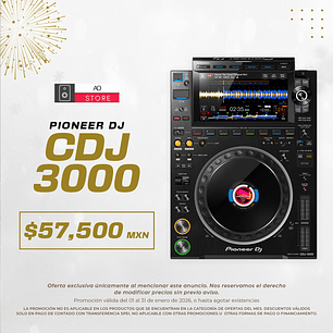Pioneer DJ CDJ 3000 Reproductor para DJ