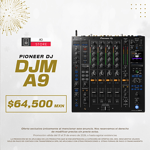 Pioneer DJ DJM A9 Mezcladora para DJ