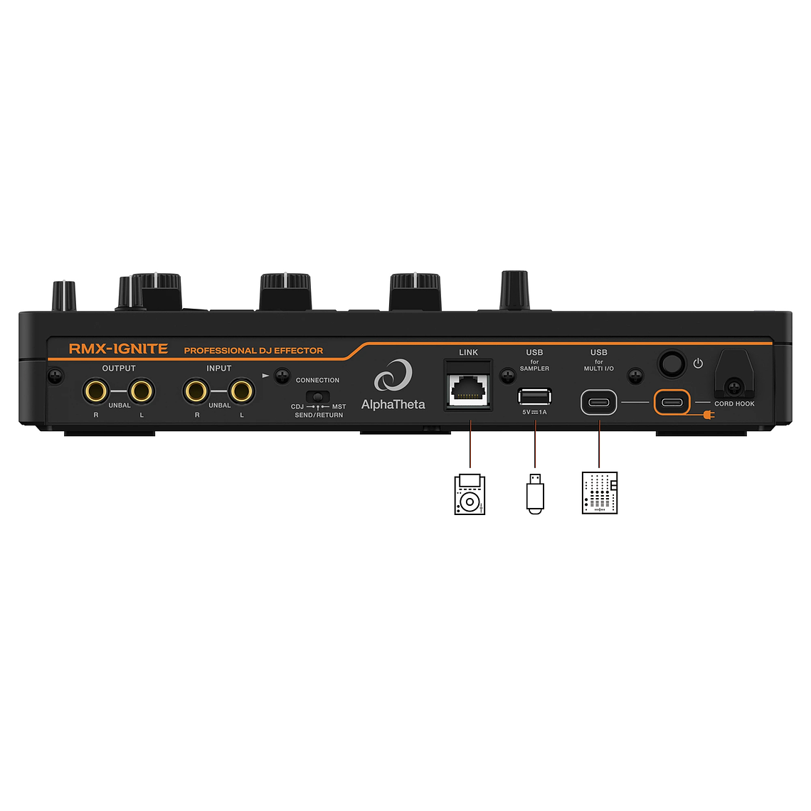 AlphaTheta RMX Ignite Caja de Efectos para DJ 4