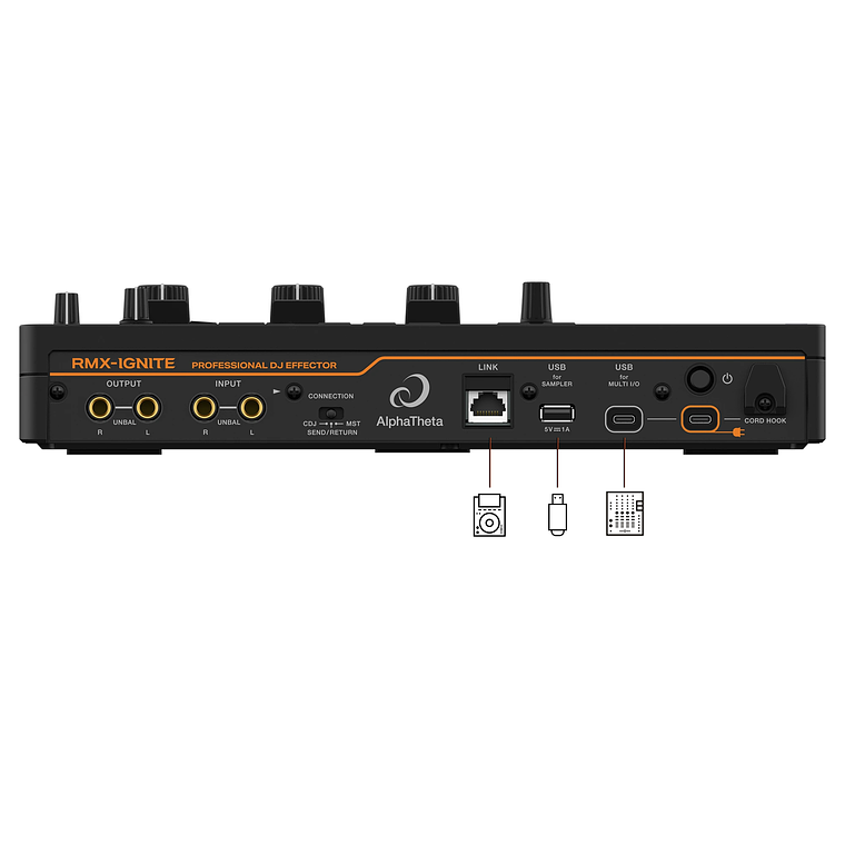 AlphaTheta RMX Ignite Caja de Efectos para DJ 4