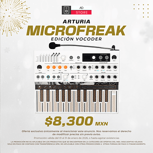 Arturia MicroFreak Edición Vocoder Sintetizador Híbrido